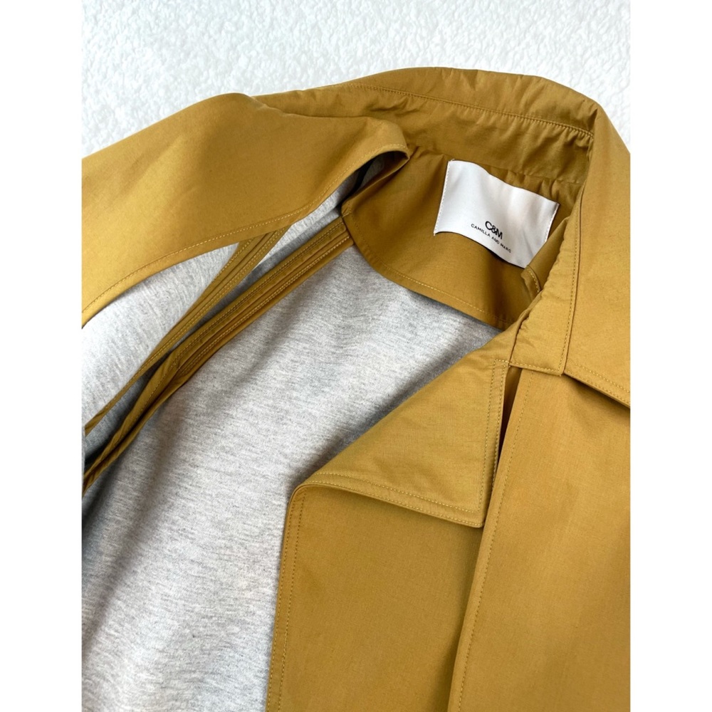 CAMILLA & MARC • Mustard Clarence Belted Jacket, 2 - Picture 5 of 16